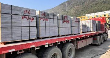 通辽 芝麻灰地铺石出货日常