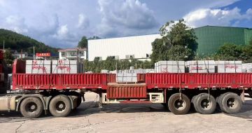 通辽 芝麻灰花岗岩地铺石出货日常