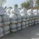 通辽 白麻花岗岩石材圆球，石球，挡车球，隔离球，景观石球，风水球等