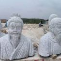 通辽 白麻花岗岩石材人物立体雕刻