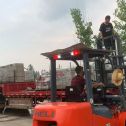 通辽 黄金麻冰裂纹，地铺石装车