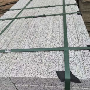 通辽 白麻花岗岩直行盲道石，盲条，地铺石