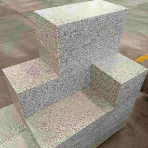 通辽 白麻花岗岩荔枝面地铺石