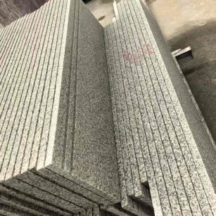 通辽 白麻荔枝面花岗岩楼梯踏步