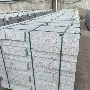 通辽 白麻花岗岩路沿石，弧形路沿石，道牙石，马路牙子，界石，路缘石，平沿石，直岩石，平缘石等