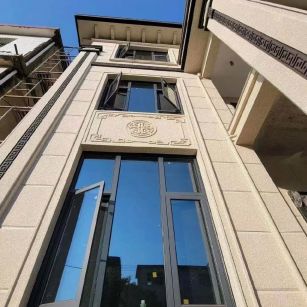 通辽 黄金麻荔枝面别墅外墙干挂效果展示