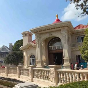 通辽 黄金麻花岗岩欧式别墅