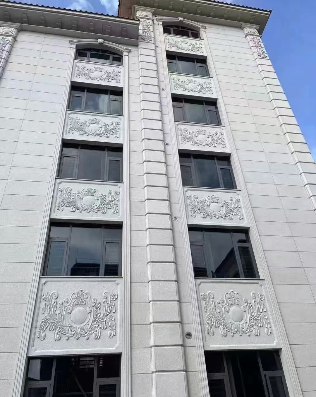 通辽 白麻荔枝面花岗岩别墅外墙干挂