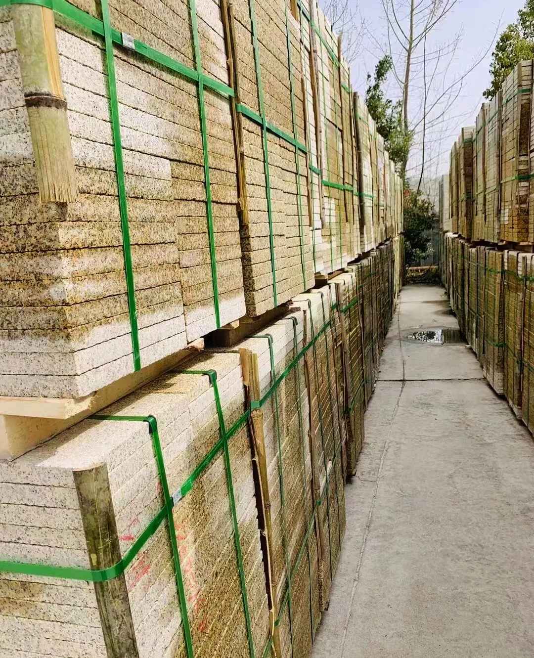 通辽 黄金麻花岗岩荔枝面地铺石