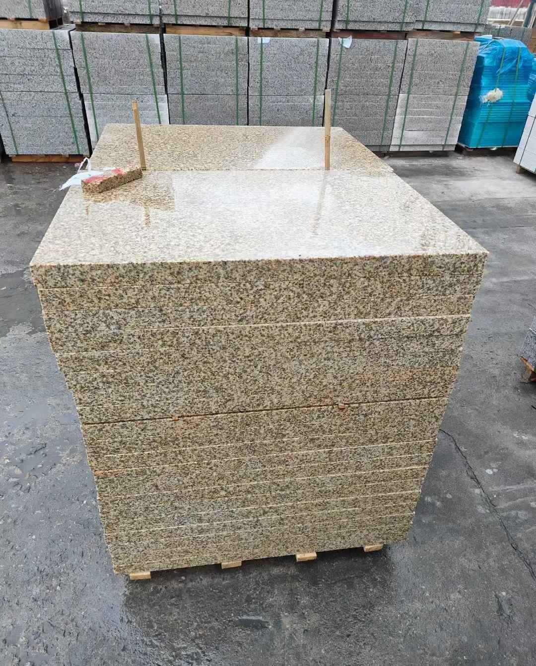 通辽 湖北黄金麻花岗岩石材荔枝面外墙石材