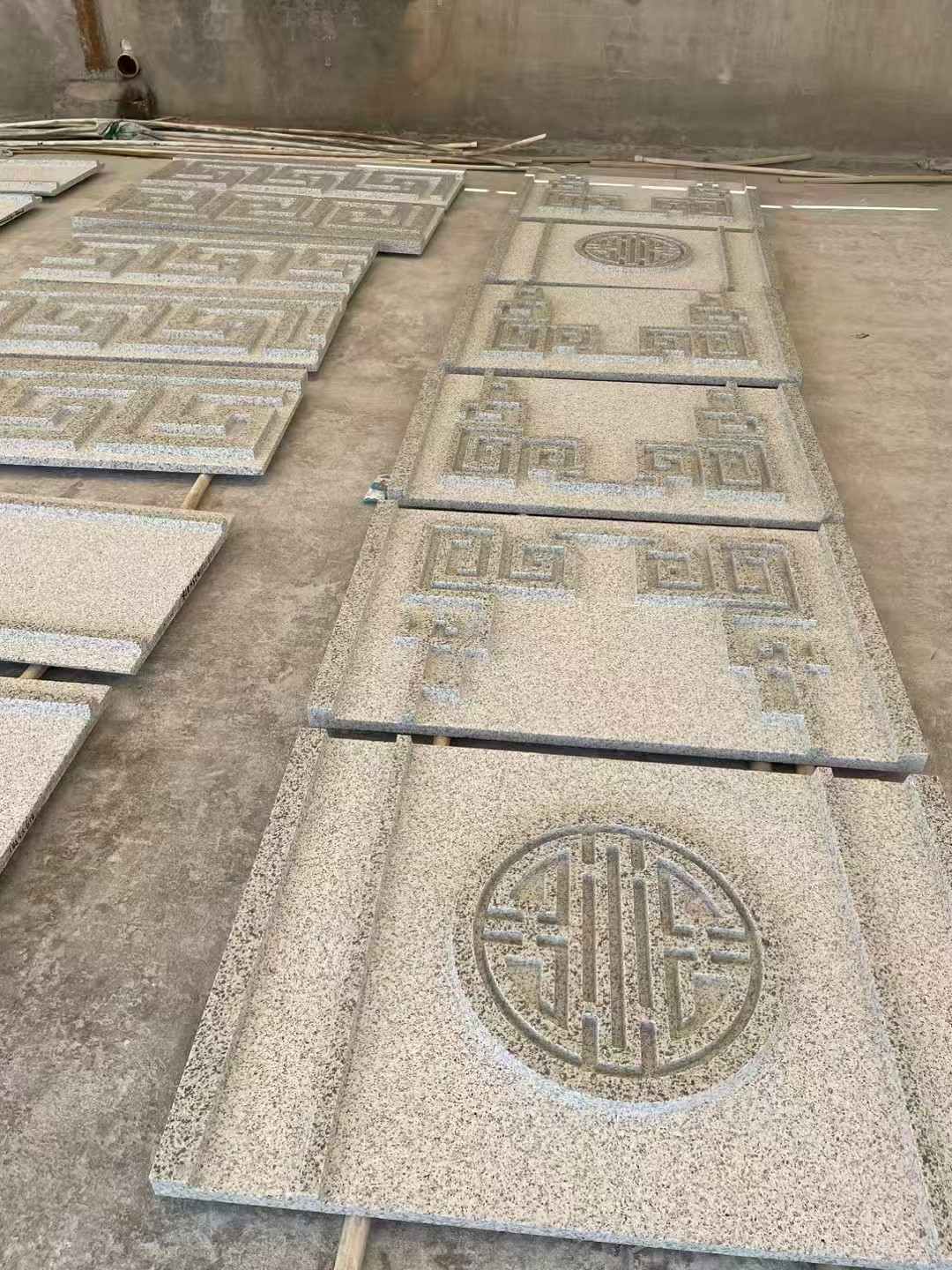 通辽 白麻花岗岩外墙立面雕刻板